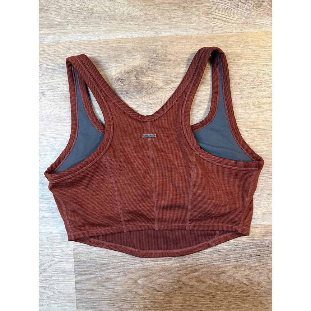 Prana (Rust Brown) Becksa Bralette Women Medium - Picture 3 of 6